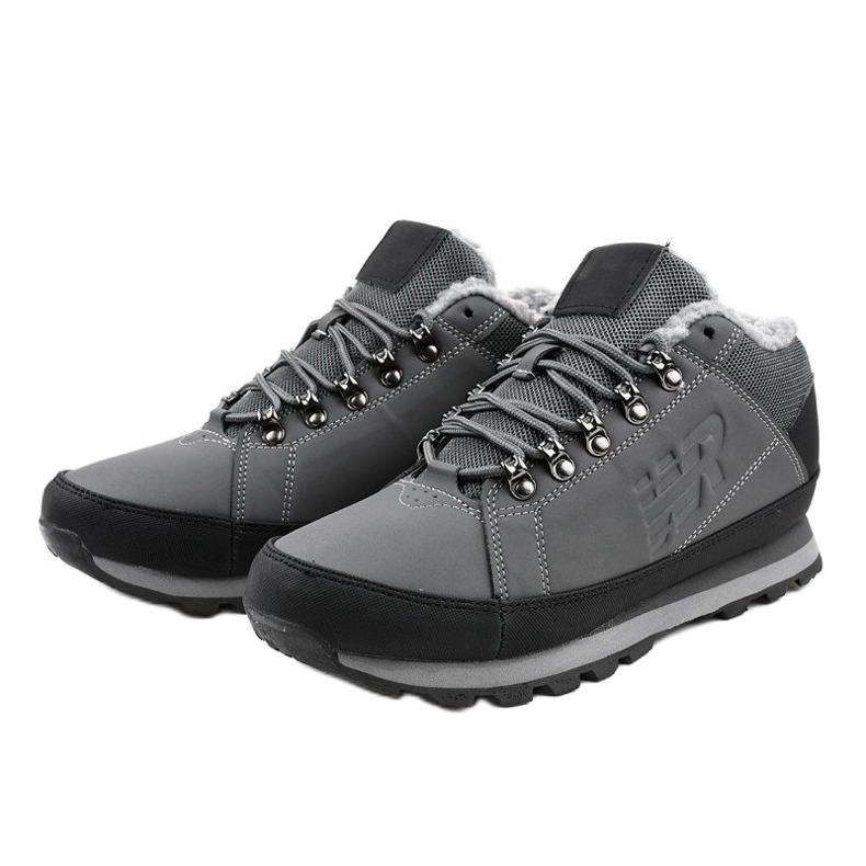 Graue 9WH917 isolierte Schneestiefel schwarz 2