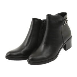 M.Daszyński Schwarze Daszyński SA153 isolierte Reißverschlussstiefel 3