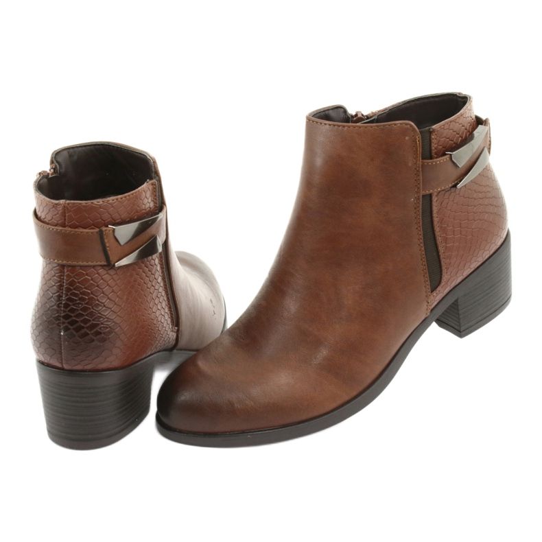 M.Daszyński Jodhpurstiefel mit Schnalle Daszyński 1919 bronze braun 5