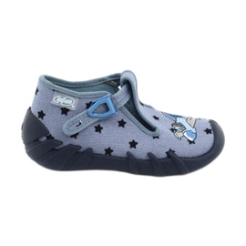 Befado farbige Kinderschuhe 110P345 blau 1