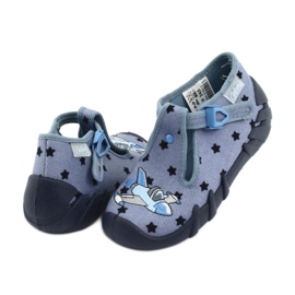 Befado farbige Kinderschuhe 110P345 marineblau blau 4