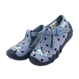 Befado farbige Kinderschuhe 110P345 marineblau blau 3
