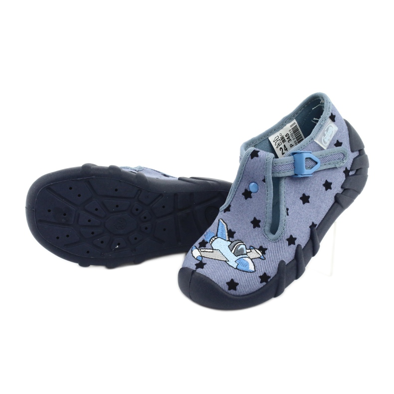 Befado farbige Kinderschuhe 110P345 navy blau blau 5