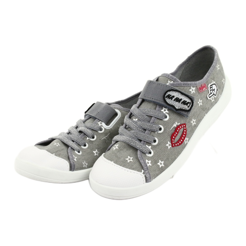 Befado Kinderschuhe 251Q095 rot grau 3