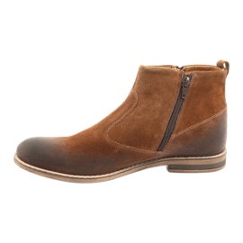 Wildlederschuh mit Reißverschluss Riko 859 camel braun 2