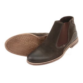 Riko Jodhpur Stiefel Männer isoliert 863 Brown Insertion braun 5