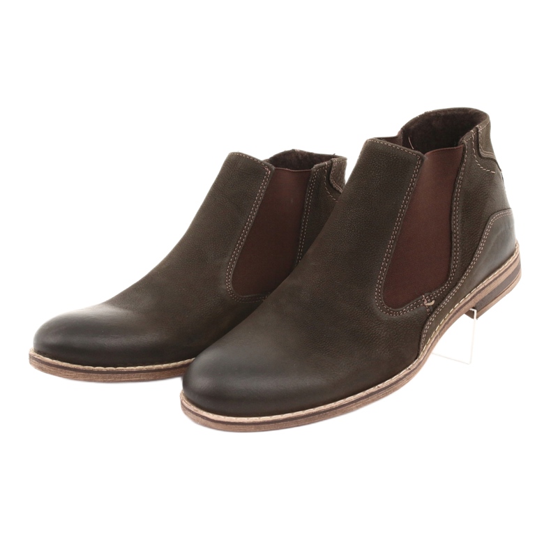Riko Jodhpur Stiefel Männer isoliert 863 Brown Insertion braun 3