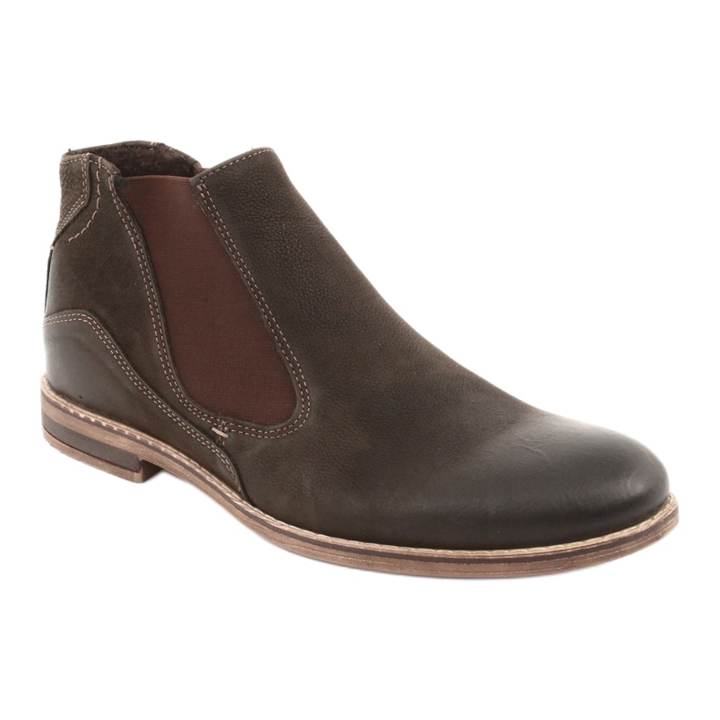 Riko Jodhpur Stiefel Männer isoliert 863 Brown Insertion braun 1