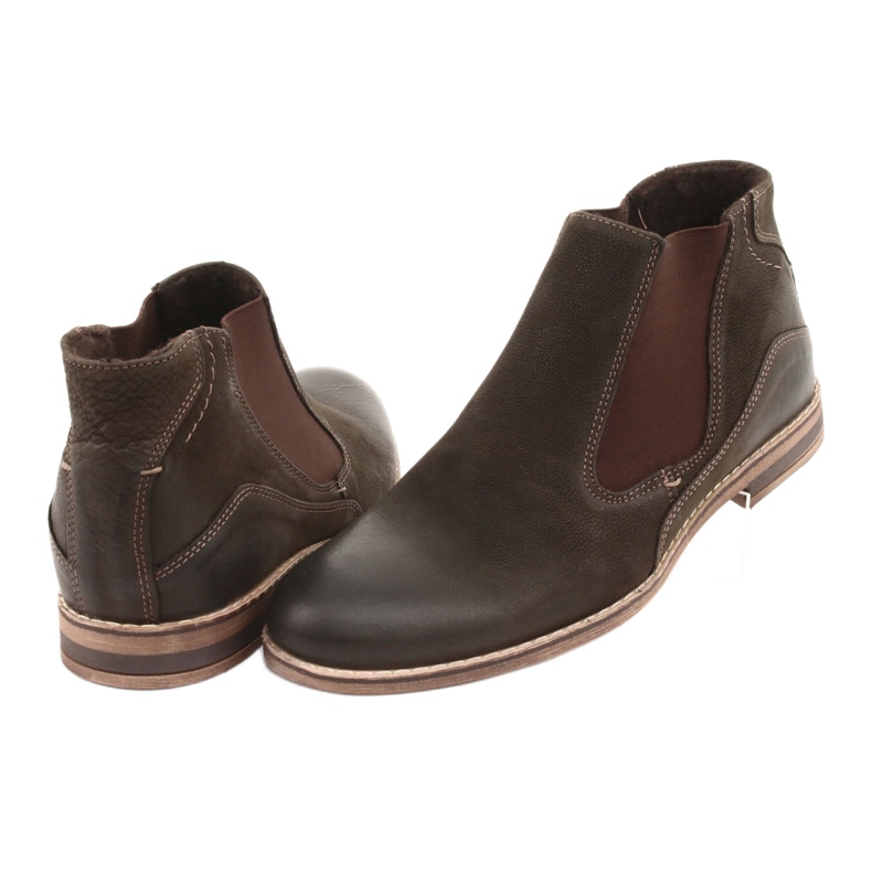 Riko Jodhpur Stiefel Männer isoliert 863 Brown Insertion braun 4