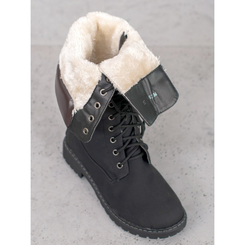 Seastar Warme Schnürstiefel schwarz 1