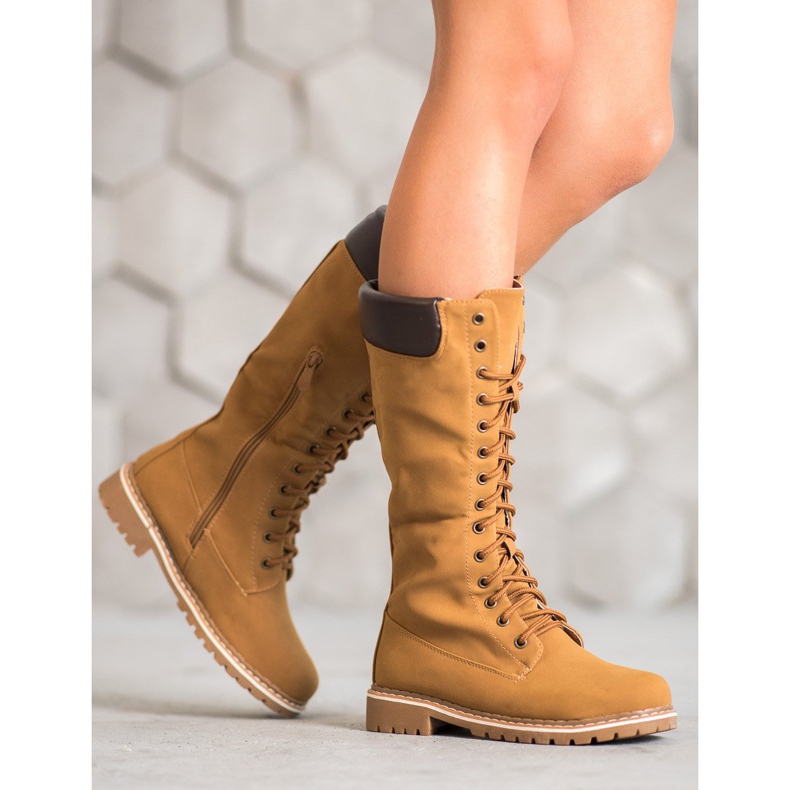 Seastar Warme Schnürstiefel braun 1