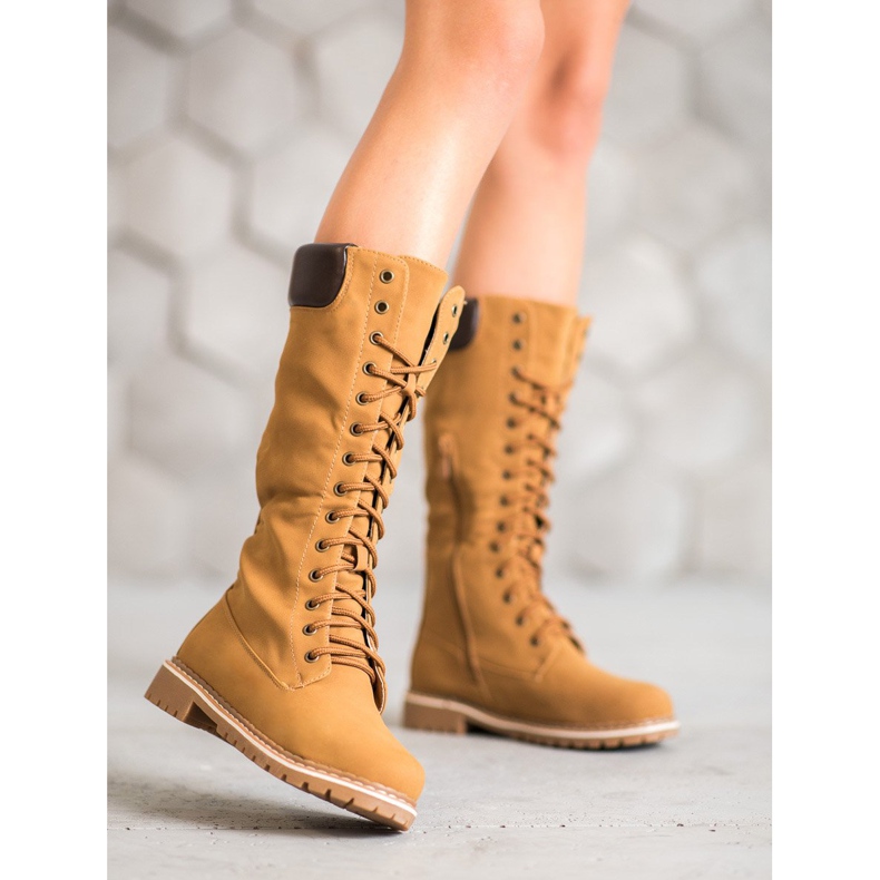 Seastar Warme Schnürstiefel braun 2