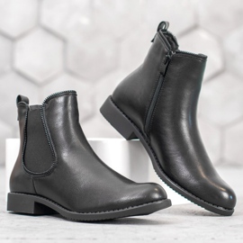 J. Star Stiefeletten Chelsea-Boots schwarz 1