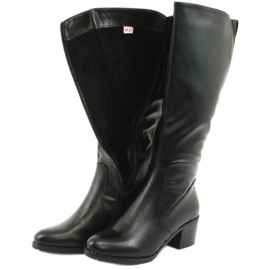 M.Daszyński Stiefel isolierte High Heels Daszyński 153 schwarz 5