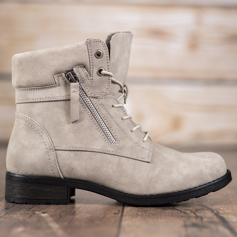 Goodin Beige Stiefel 2