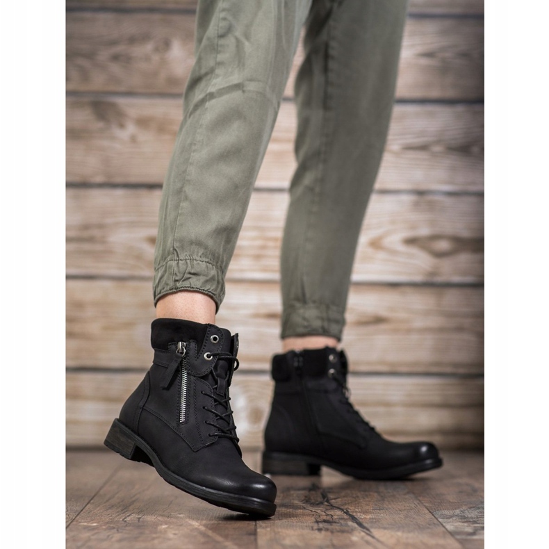 Goodin Schwarze Stiefel 2