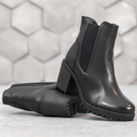 J. Star Slip-on-Stiefel auf der Plattform schwarz 2