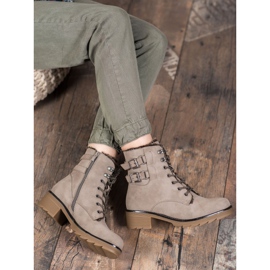 Sergio Leone Warme Schnürstiefel braun 2