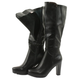 M.Daszyński Stiefel am Pfosten Daszyński SA50 schwarz 5