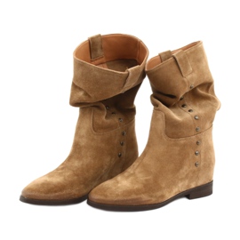 Wildleder Keilstiefel Badura 9441 braun 5