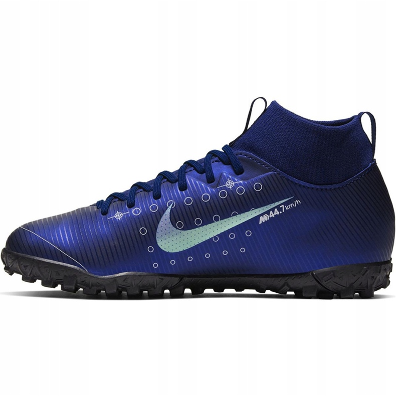 Nike Mercurial Superfly 7 Academy Mds Tf Jr BQ5407 401 Fußballschuh navy blau navy blau 2