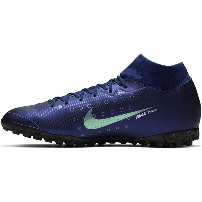 Nike Mercurial Superfly 7 Academy Mds Tf M BQ5435 401 Fußballschuh blau marineblau 2
