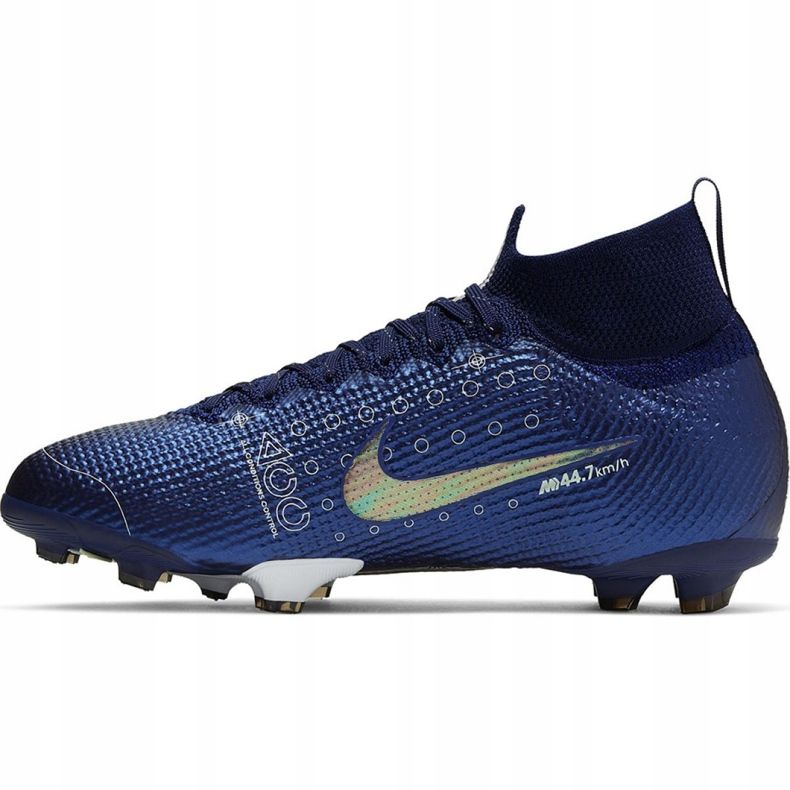 Nike Mercurial Superfly 7 Elite Mds Fg Jr BQ5420 401 Fußballschuh blau blau 2