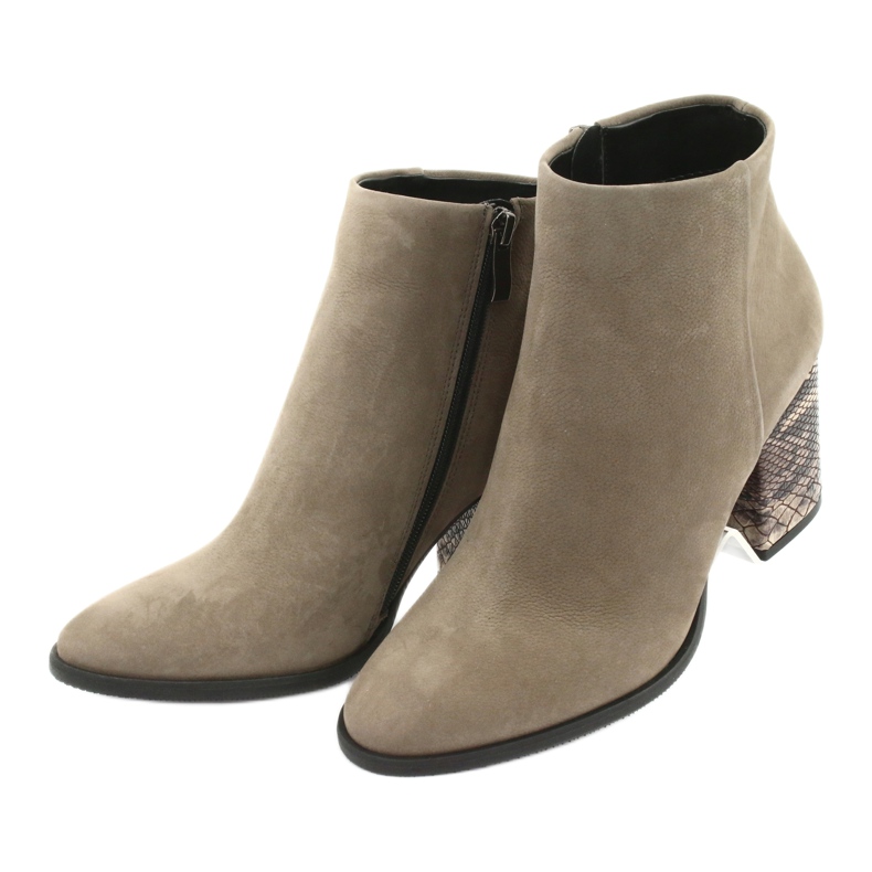 Kaniowski 3543 Damenstiefel beige 3