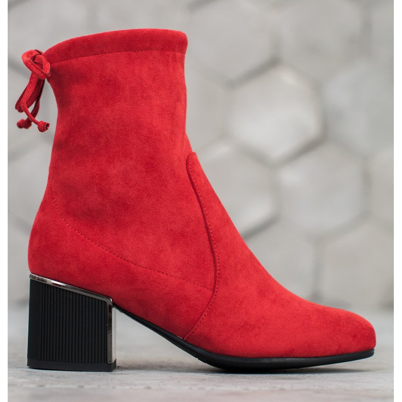 Goodin Stylische rote Stiefel 1
