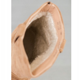 Seastar Beige flache Stiefel 2