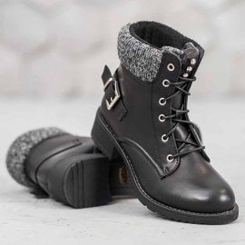 SHELOVET Schwarze Seiten zum Schnüren 1