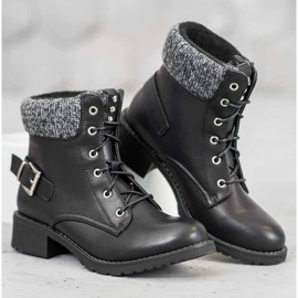 SHELOVET Schwarze Seiten zum Schnüren 2