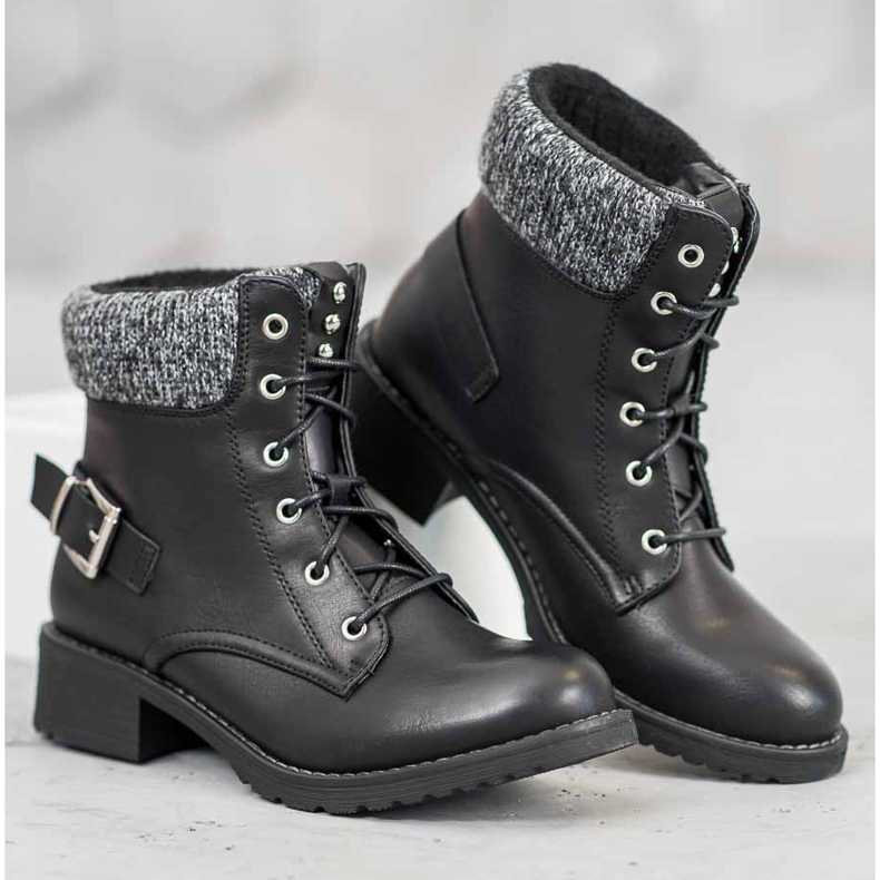 SHELOVET Schwarze Seiten zum Schnüren 2