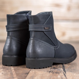 Sergio Leone Bequeme marineblaue Stiefel navy blau mehrfarbig 2