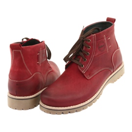 Winter-Schnürstiefel Riko 888 rot 4