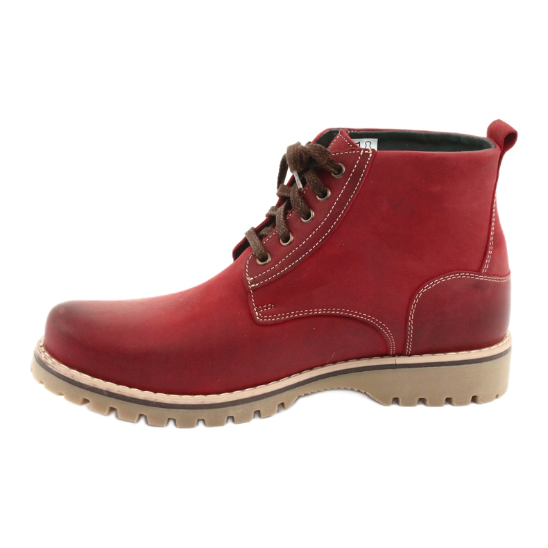 Winter-Schnürstiefel Riko 888 rot 2