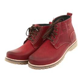 Winter-Schnürstiefel Riko 888 rot 3