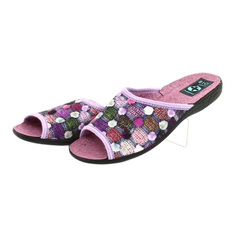 3D Adanex violette Hausschuhe lila rosa 3
