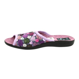 3D Adanex violette Hausschuhe lila rosa 2