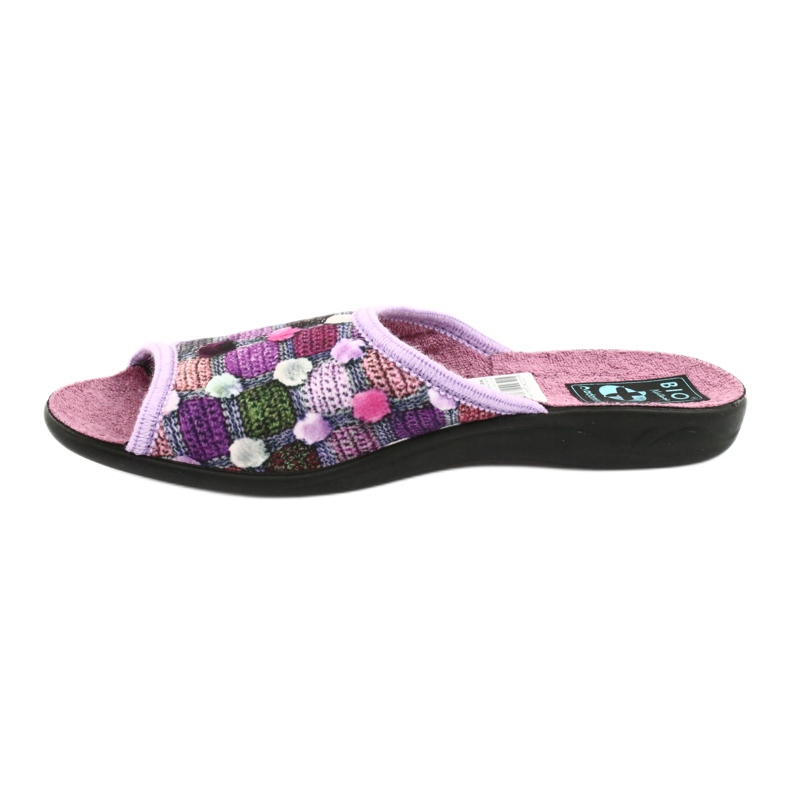 3D Adanex violette Hausschuhe lila rosa 2