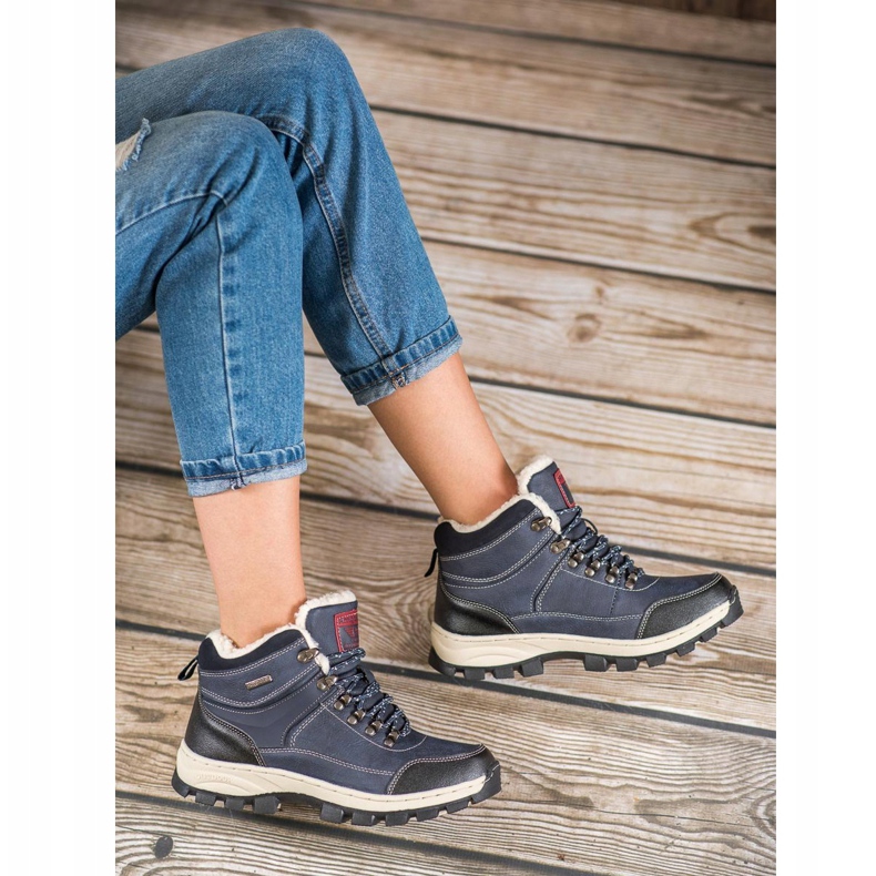 Arrigo Bello Winterstiefel zum Schnüren blau 2