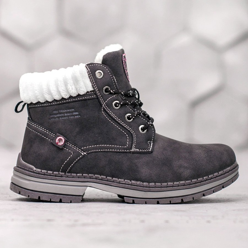 Arrigo Bello Modische Trapper schwarz 2