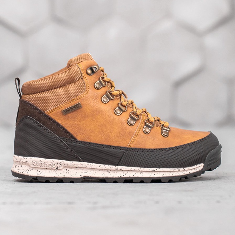 McKey Schnürstiefel mit Lammfell braun 1