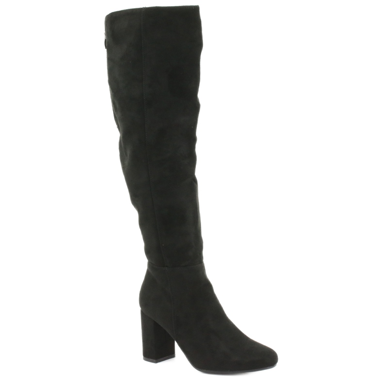 Schwarze Filippo 383 Kniestiefel 1