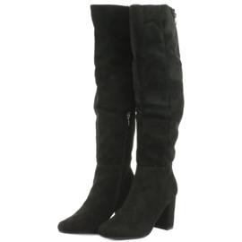 Schwarze Filippo 383 Kniestiefel 3