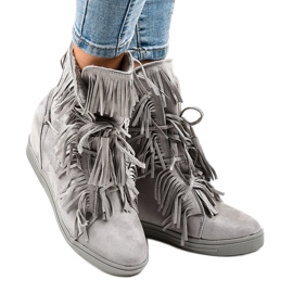 Graue Turnschuhe H6301A-26 1