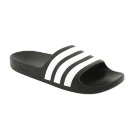 Adidas Adilette Aqua K Jr F35556 Hausschuhe weiß schwarz 1