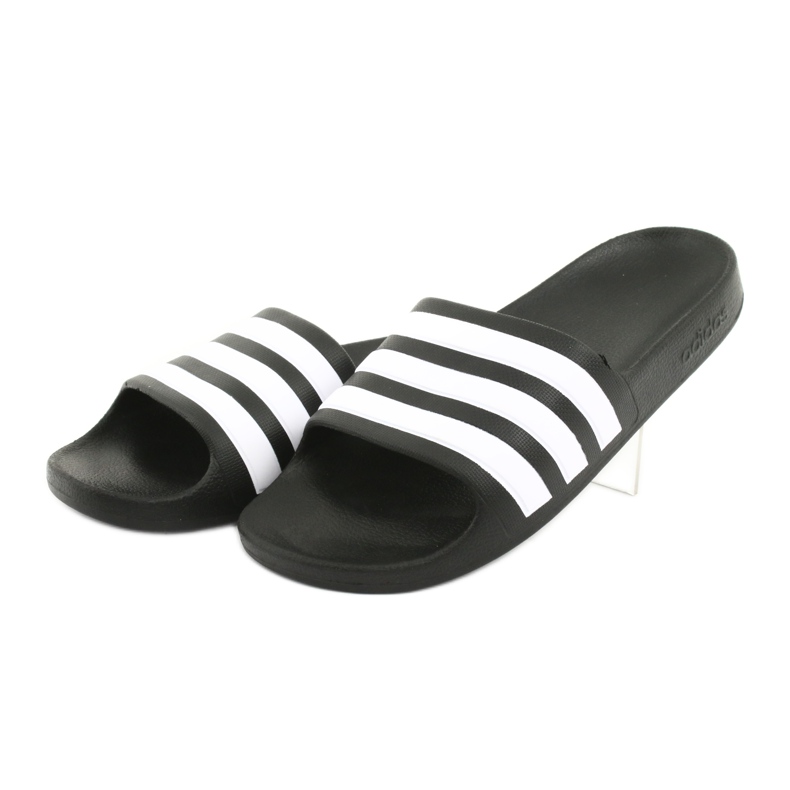 Adidas Adilette Aqua K Jr F35556 Hausschuhe weiß schwarz 3