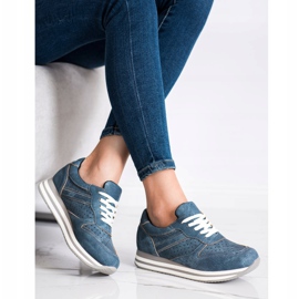 Kylie Sportschuhe aus Öko-Leder blau 2