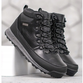 McKey Schnürstiefel mit Lammfell schwarz 1